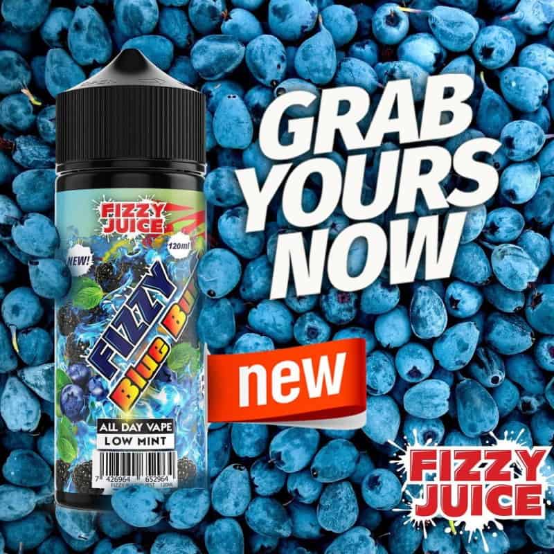 Blue Burst Fizzy Shortfill 100ml