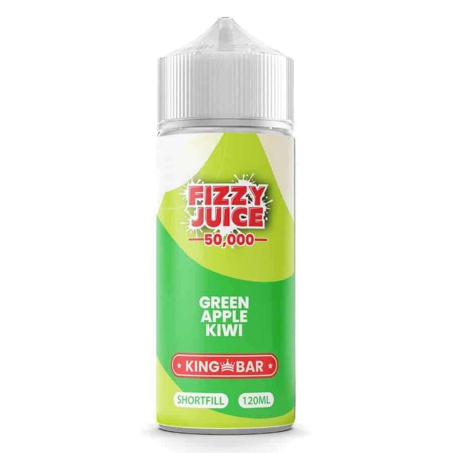 Green Apple Kiwi Fizzy Juice King Bar Shortfill 100ml