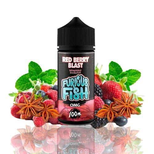 Red Berry Blast Furious Fish Shortfill 100ml