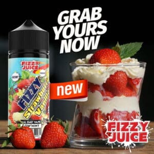 Strawberry Vanilla Fizzy Shortfill 100ml
